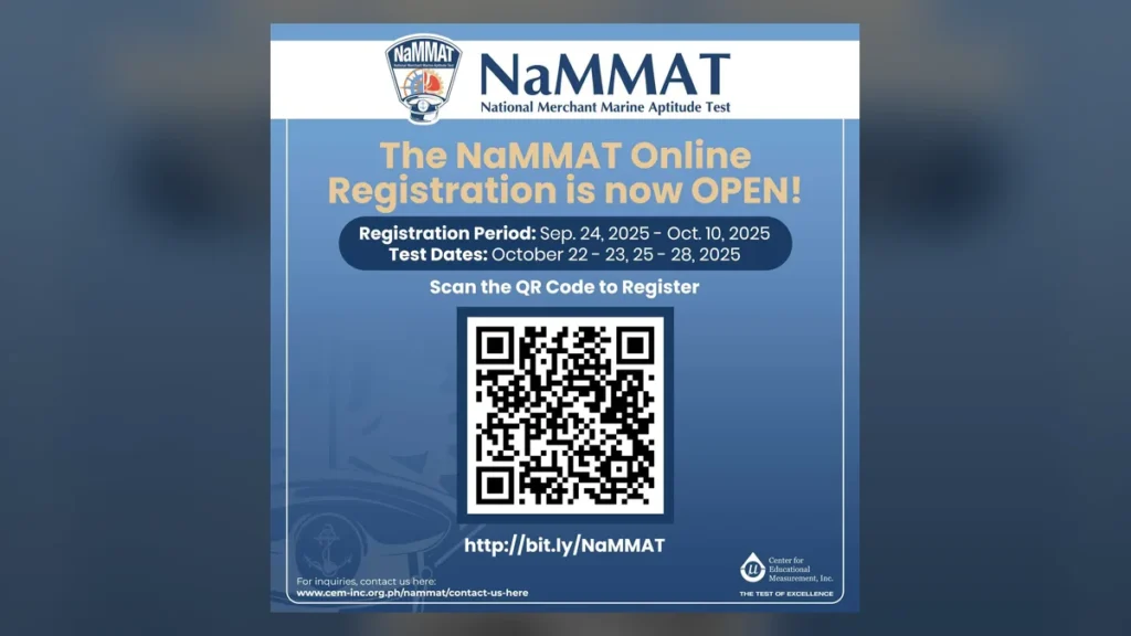 NaMMAT Registration Opens for Aspiring Seafarers in Region VI! 🌊