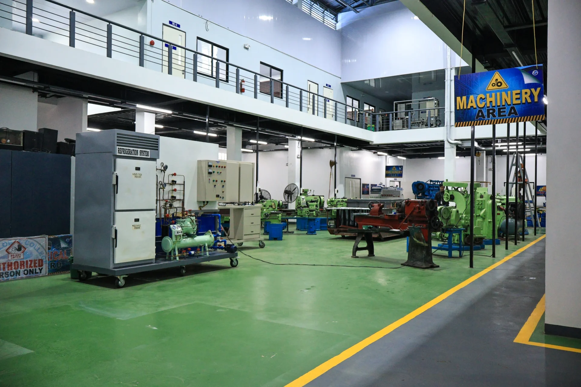 VMA marine engineering laboratory and machinery training area
